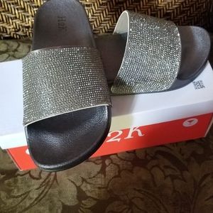 Bling sandals size 7